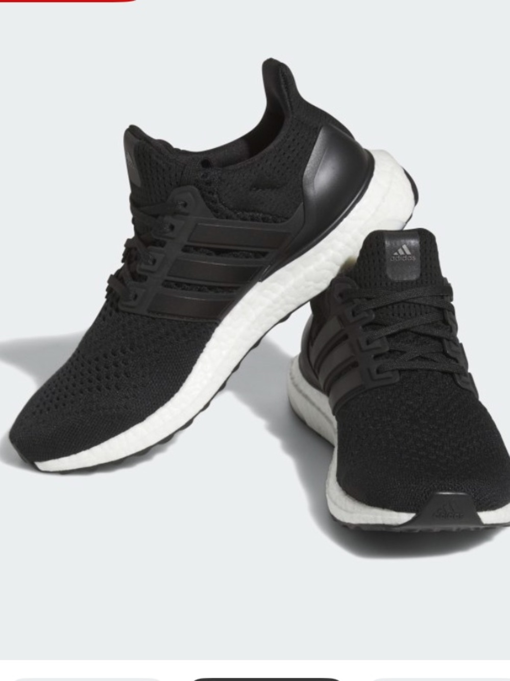 NEW in BOX. adidas UltraBoost Sneakers. Black. Size 6.5.